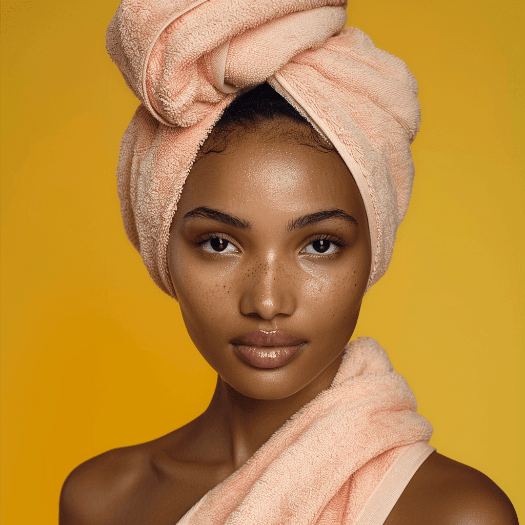 2 Serviettes en microfibre anti-frisottis pour cheveux 75*35 - Prestiglow™