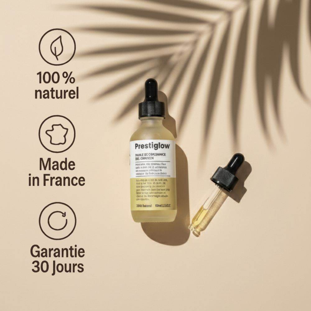 Huile de Pousse Intense aux 11 Huiles Naturelles - Prestiglow™