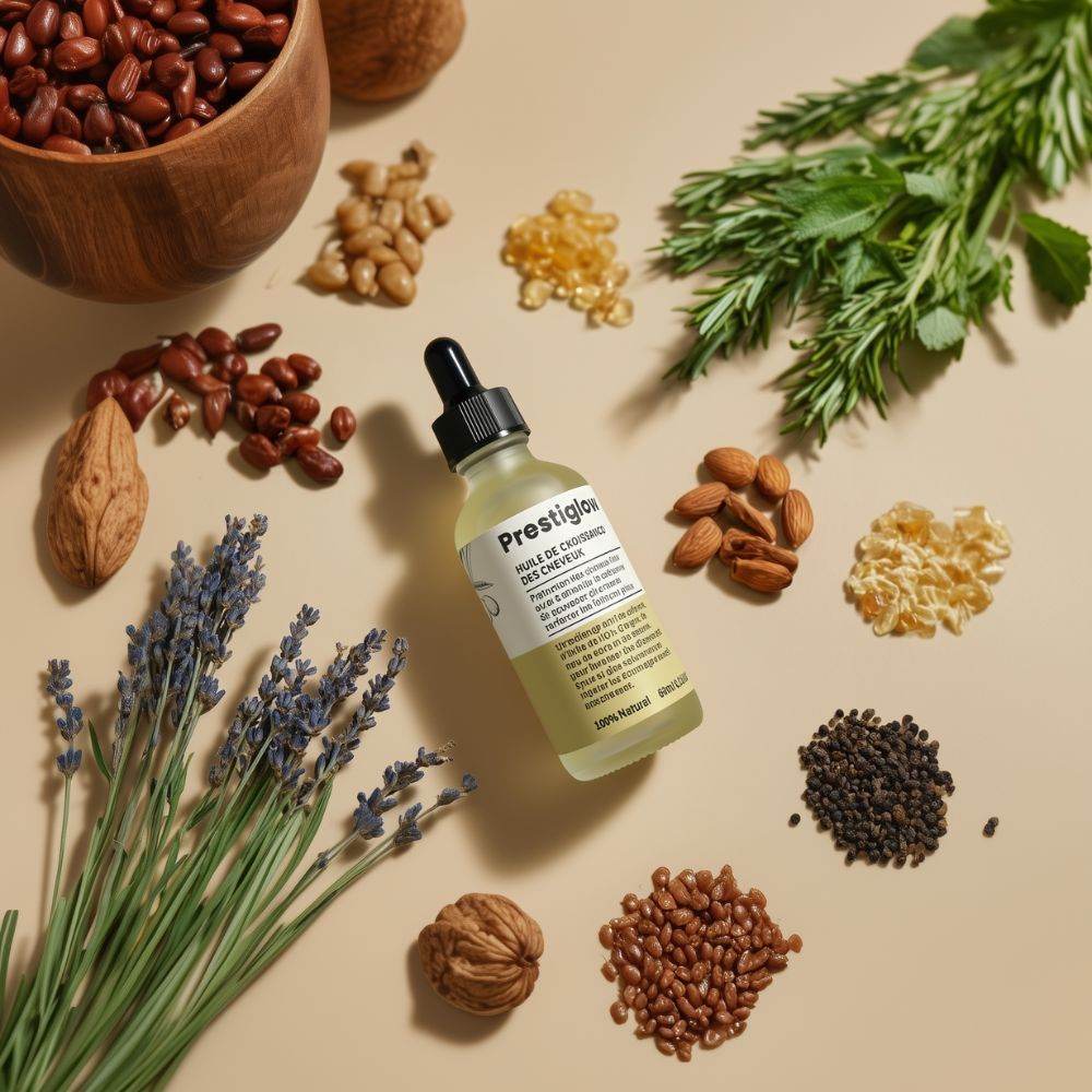 Huile de Pousse Intense aux 11 Huiles Naturelles - Prestiglow™