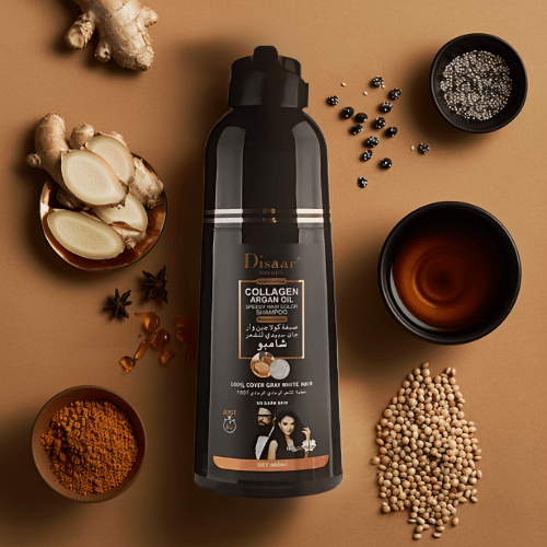 Shampoing Coloration à l'huile d'Argan Marocaine - Prestiglow™