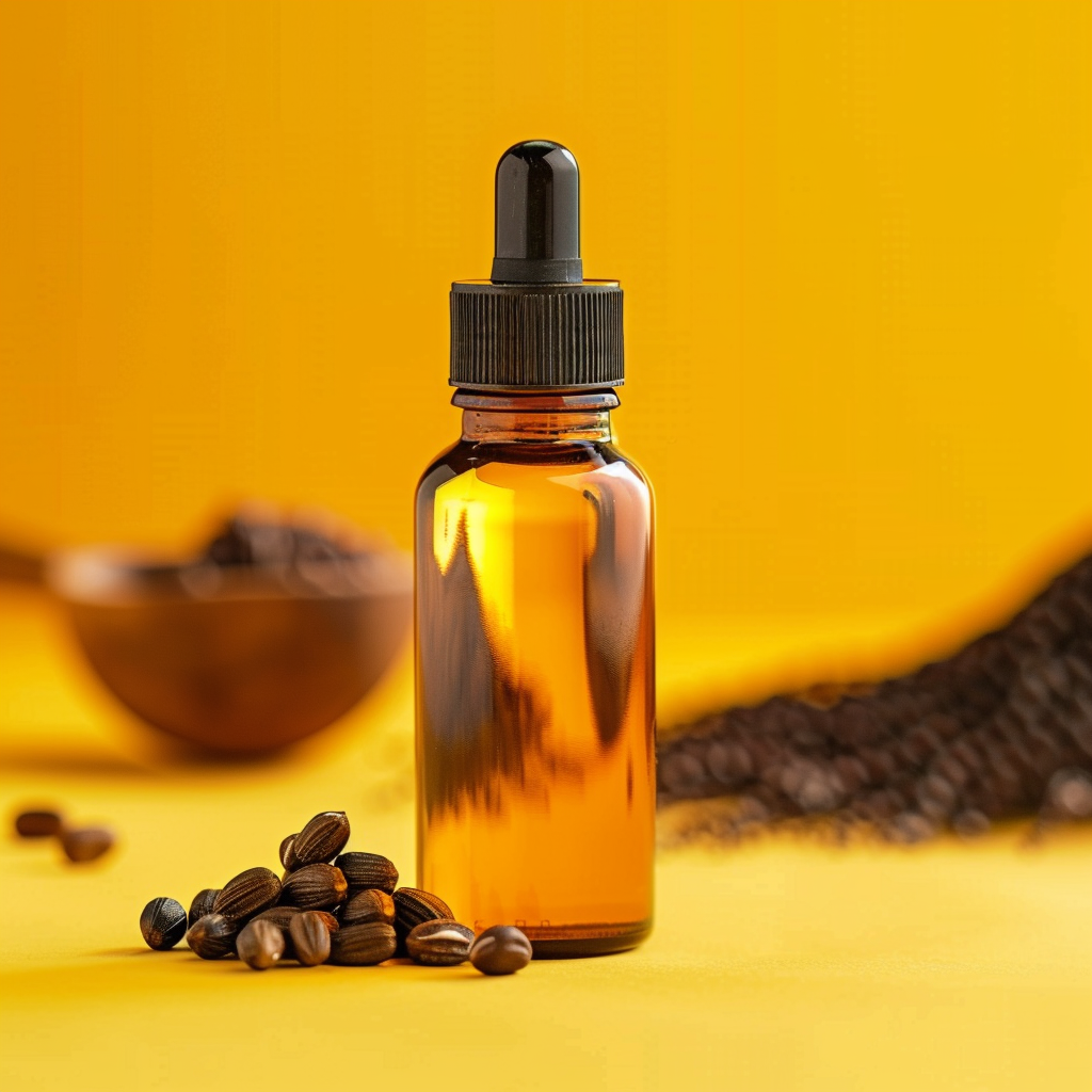 Les Avantages de l'Huile de Ricin pour les Cheveux Noirs
