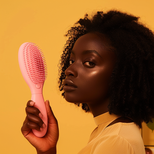 Brosse massante cuir chevelu